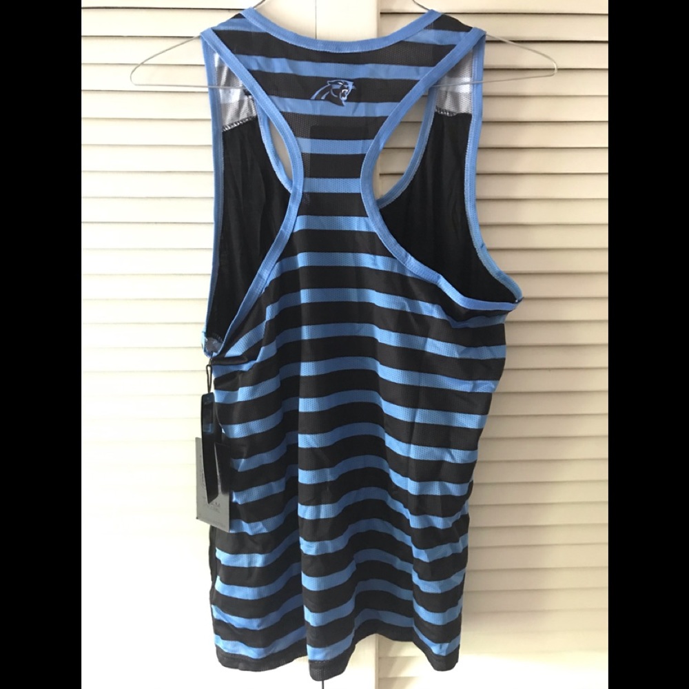 Carolina Panthers Ladies NFL Icer Brands Tank Top - Picture 2 of 5